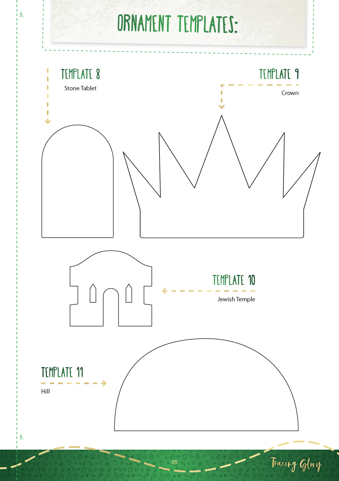 Tracing Glory Ornament Activity Book