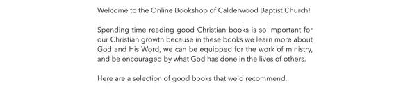 Calderwood Baptist Church
