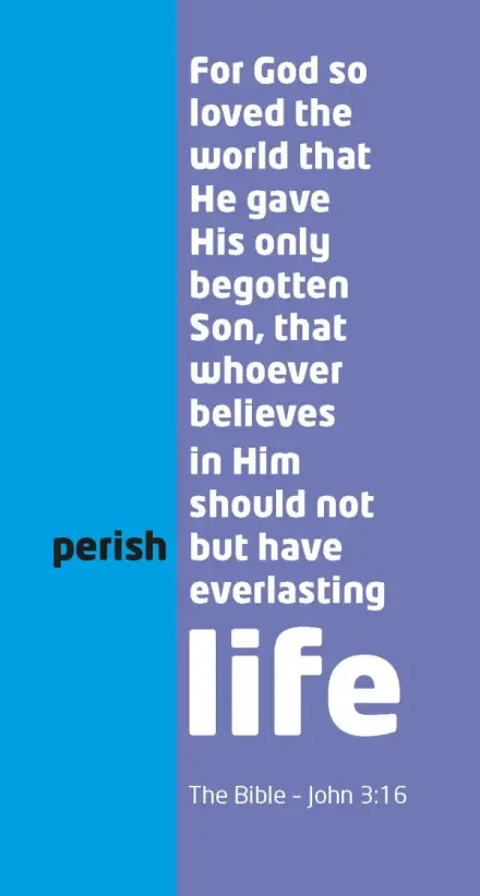 John 3v16 (Tract 50 pack)