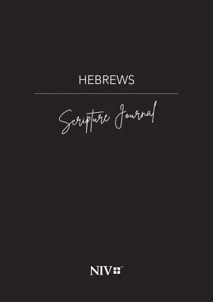 Hebrews NIV Scripture Journal