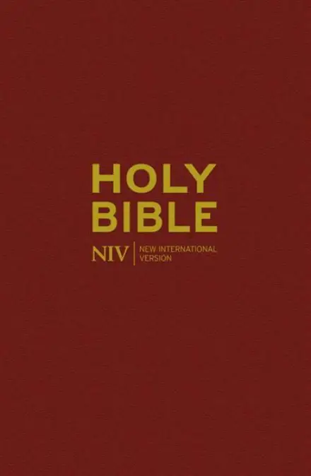 NIV Popular Burgundy Pew Bible
