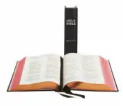 NIV Lectern Bible, Persian Morocco Leather, Black