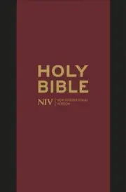 NIV Pocket Black Bonded Leather Bible with Zip