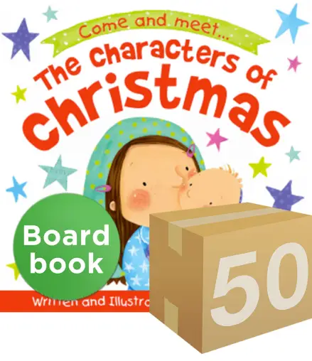 The Characters of Christmas Board Book (Giveaway)