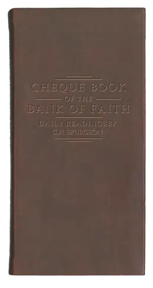 Chequebook of The Bank of Faith - Burgundy
