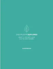 Discipleship Explored Participant's Handbook