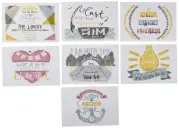 7 Assorted Bible Verse Notecards