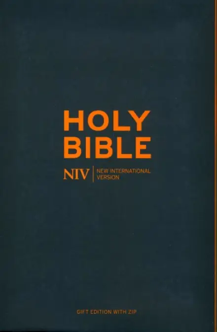 NIV Pocket Charcoal Soft-tone Bible