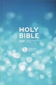 NIV Larger Print Hardback Bible - Blue (10 Pack)