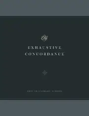 ESV Exhaustive Concordance