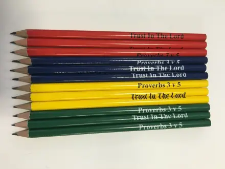 Scripture Text Pencil