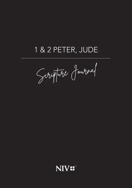 1 & 2 Peter, Jude NIV Scripture Journal