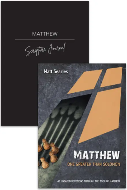 Matthew Devotion & Journal 2 Pack