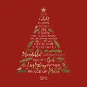 Isaiah 9v6 Christmas Cards (Pack of 10)
