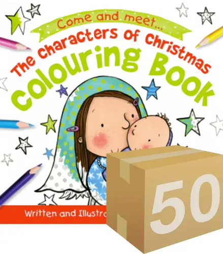 The Characters of Christmas Colouring Book (Giveaway)