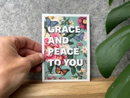 Grace and Peace (1 Cor 1:3) Postcard 10 Pack