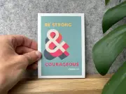 Be Strong (Joshua 1:9) Postcard 10 Pack