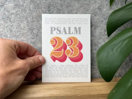 Psalm 23 Postcard 10 Pack