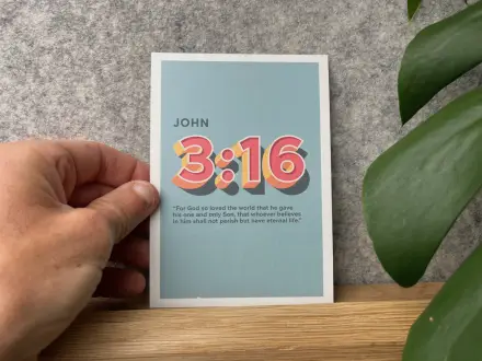 John 3:16 Postcard 10 Pack