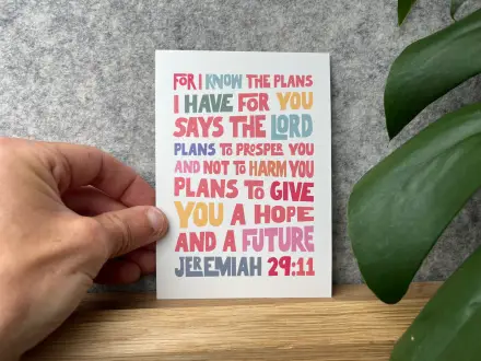 Jeremiah 29 Postcard 10 Pack