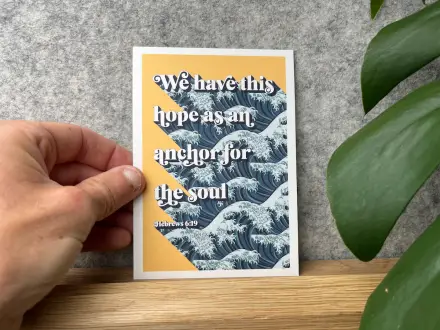 We Have Hope (Hebrews 6:19) Postcard 10 Pack