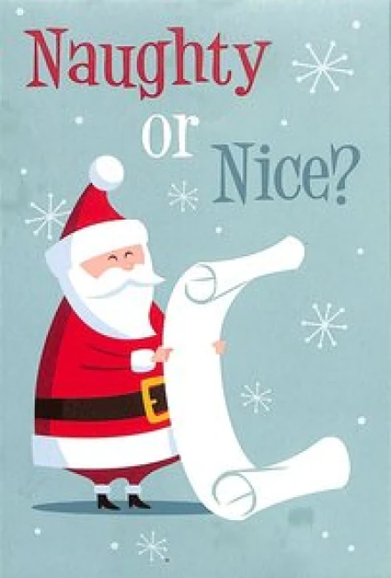 Naughty or Nice tract (Santa)