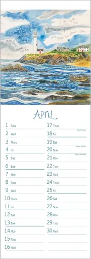 Slimline Calendar 2025