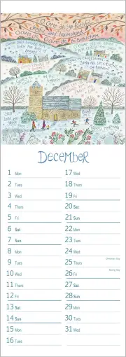 Slimline Calendar 2025