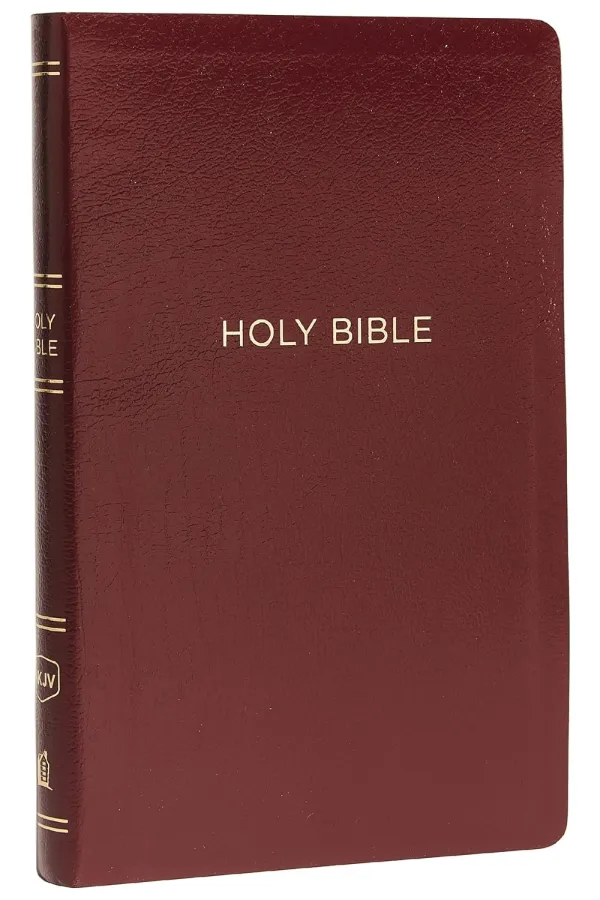 NKJV Thinline Reference Bible, Burgundy, Red Letter Ed