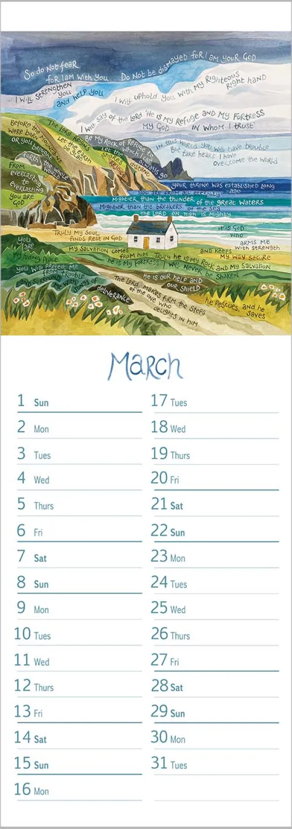 Slimline Calendar 2026