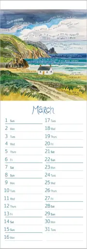 Slimline Calendar 2026