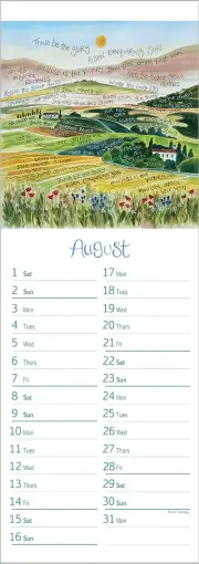 Slimline Calendar 2026