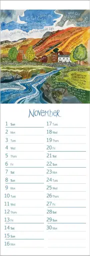 Slimline Calendar 2026