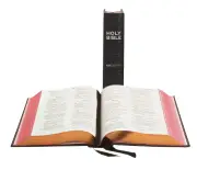 NIV Lectern Bible, Persian Morocco Leather, Black