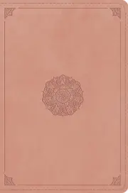 ESV Compact Bible, Red Letter Edition (TruTone, Blush Rose, Emblem)