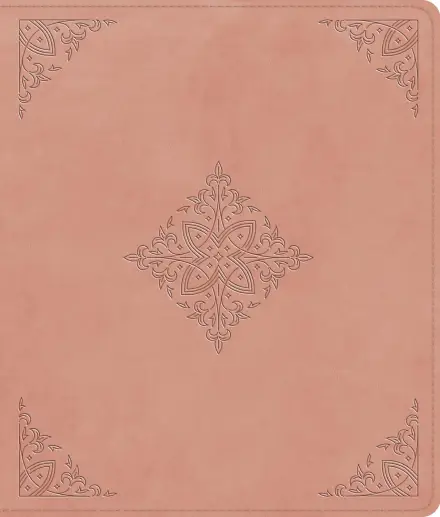 ESV Journaling Bible, Red Letter Edition (TruTone, Blush Rose, Fleur-de-lis)