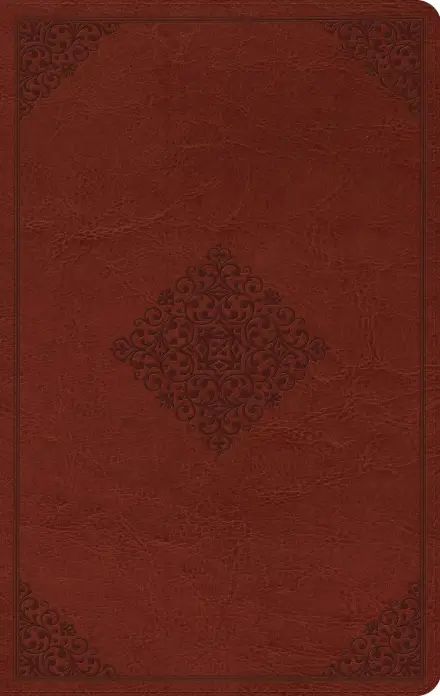 ESV Large Print Value Thinline Bible (TruTone, Tan, Ornament)