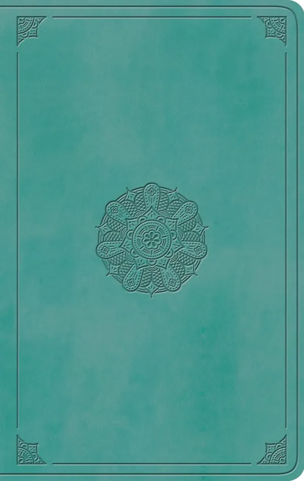 ESV Large Print Value Thinline Bible (TruTone, Turquoise, Emblem)