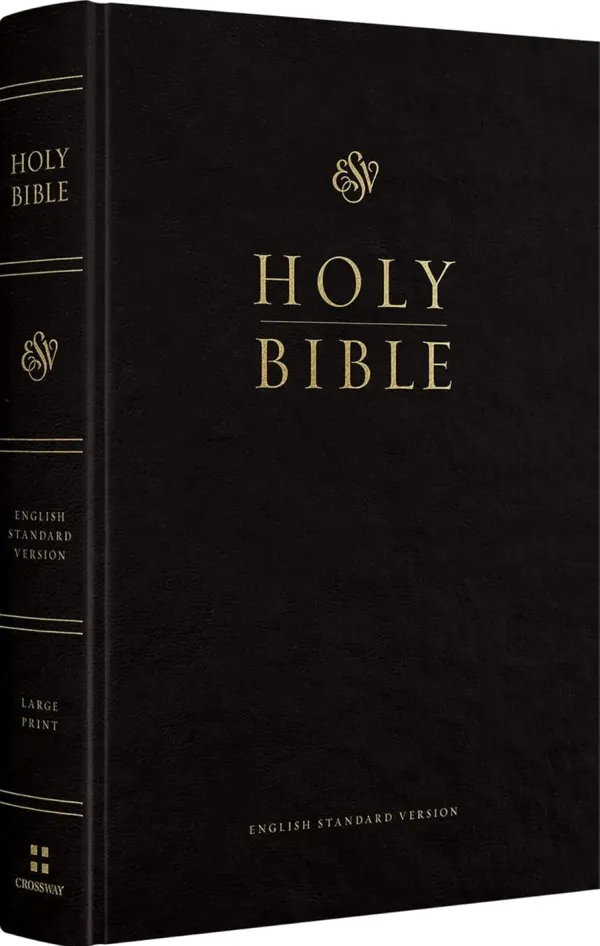 ESV Pew and Worship Bible, Large Print (Hardover, Black)