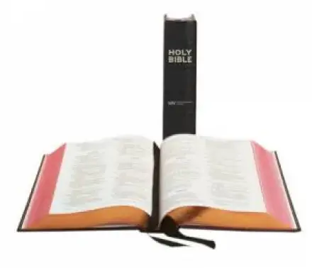 NIV Lectern Bible, Persian Morocco Leather, Black