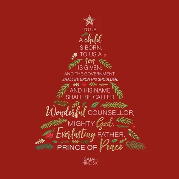 Isaiah 9v6 Christmas Cards (Pack of 10)