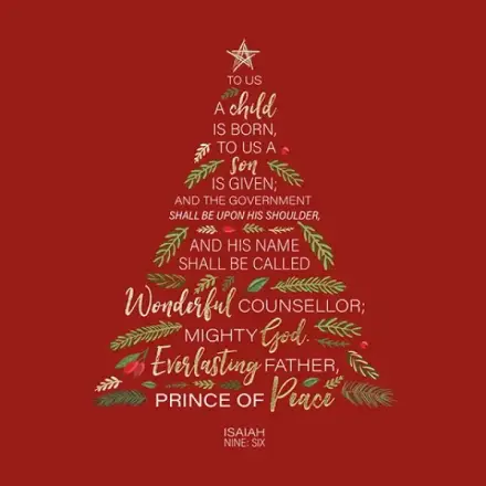 Isaiah 9v6 Christmas Cards (Pack of 10)