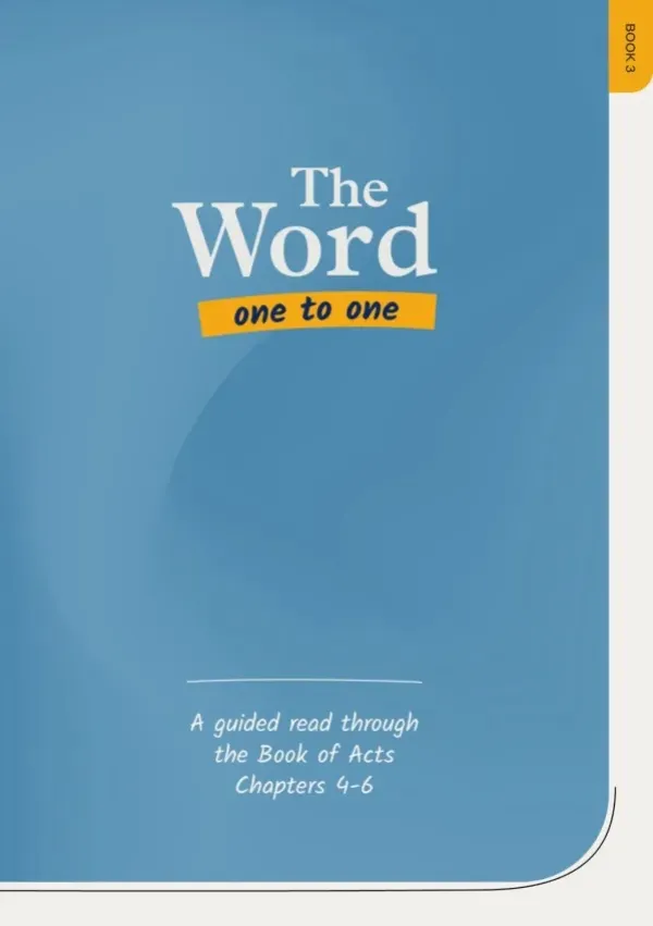The Word One to One: Acts Book 3