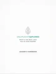 Discipleship Explored Leader's Handbook