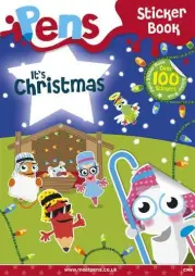 Pens Sticker Book - It's Christmas