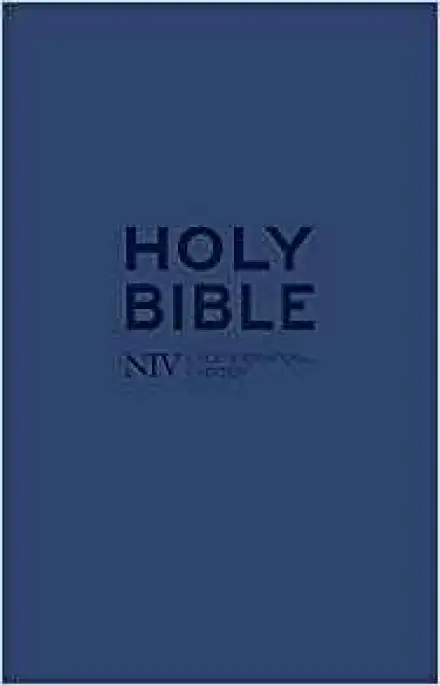 NIV Tiny Navy Soft Tone Bible With Zip