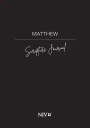 Matthew NIV Scripture Journal