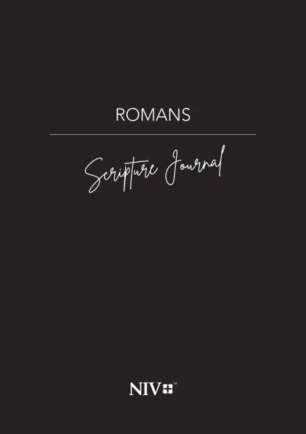 Romans NIV Scripture Journal