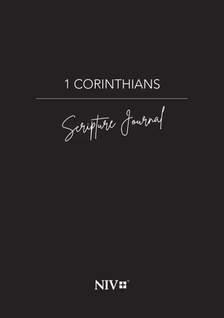 1 Corinthians NIV Scripture Journal
