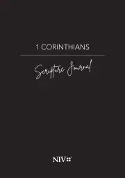 1 Corinthians NIV Scripture Journal